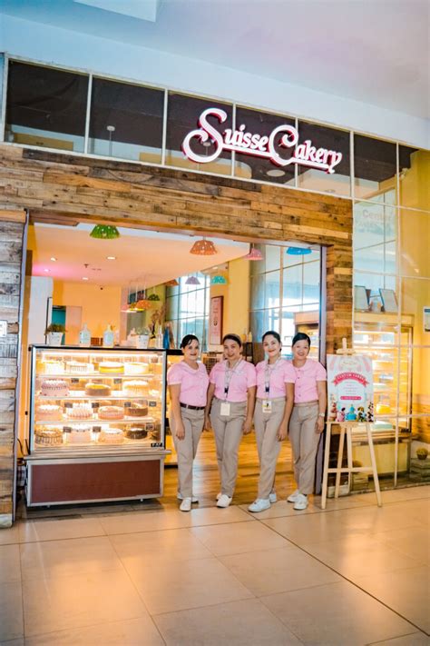 Suisse Cakery, SM City Iloilo; Robinsons Place de Leon.